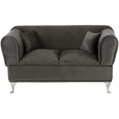 CHICCIE Schmuckk&auml;stchen Couch Grau 13x24x10cm -...