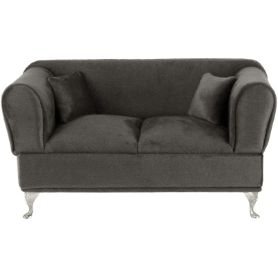 Schmuckk&auml;stchen Couch Grau 13x24x10cm Aufbewahrung