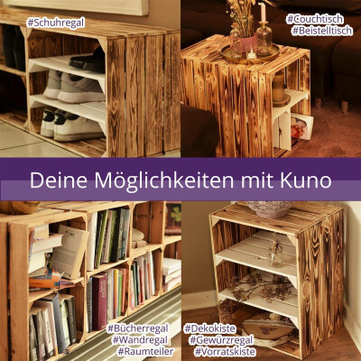 Geflammte Obstkisten Kurze Ablage 50x40x30cm Holzkisten Weinkisten Holz Kisten Apfelkisten Obstkiste Gebrannt