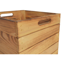 Kallax Holzkiste Karl Aufbewahrungsbox Geflammt 33x38x33cm Aufbewahrungskorb Schubladenbox Holzbox Holz Regal Box