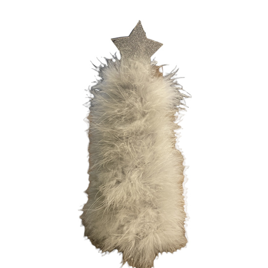 CHICCIE Weihnachtsbaum Grau 24cm - Dekobaum Christbaum...
